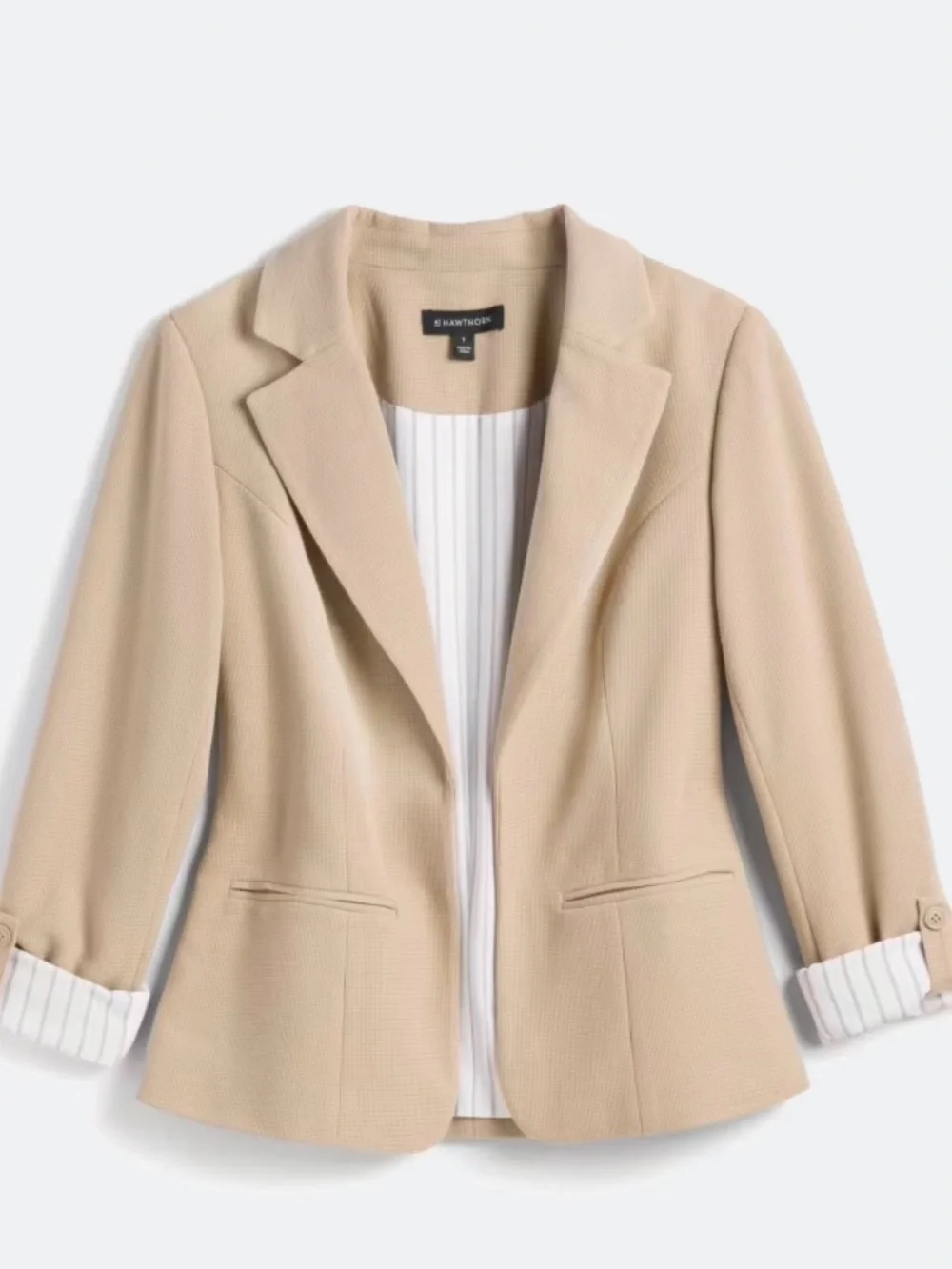 🌺 41 Hawthorn Natalie Knit Blazer with Shoulder Pads Sz L